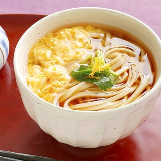 生姜がピリリ! かきたまうどん